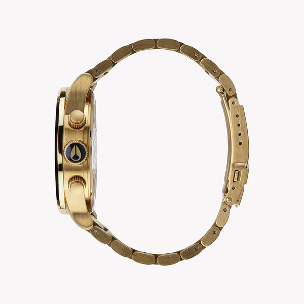 Nixon Men's Gold Stainless Steel Watch, Blue Dial | A386-1922 by i-watch