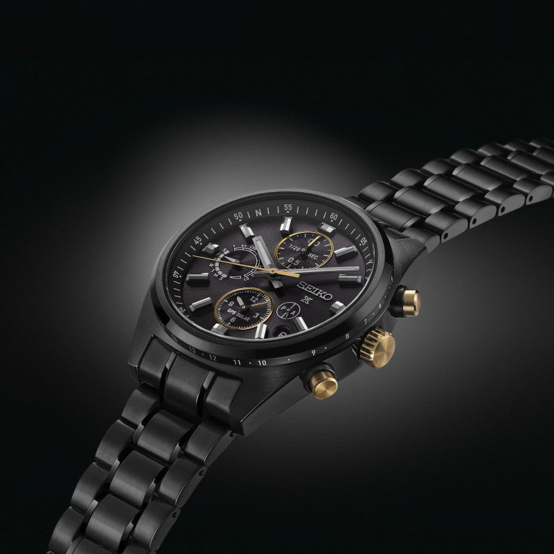 SEIKO PROSPEX SSH169J1 Men's GPS Solar Black Stainless Steel Watch-i-Watch-2