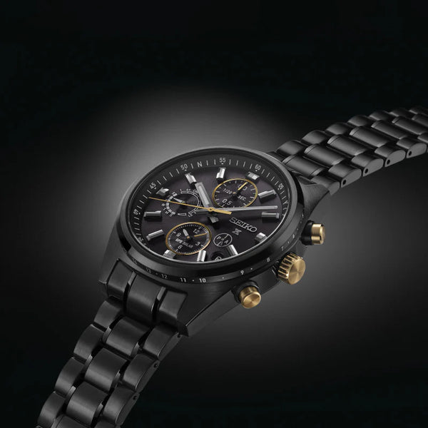 Seiko Prospex Men's Black Stainless Steel Watch, Black Dial | Ssh169j1