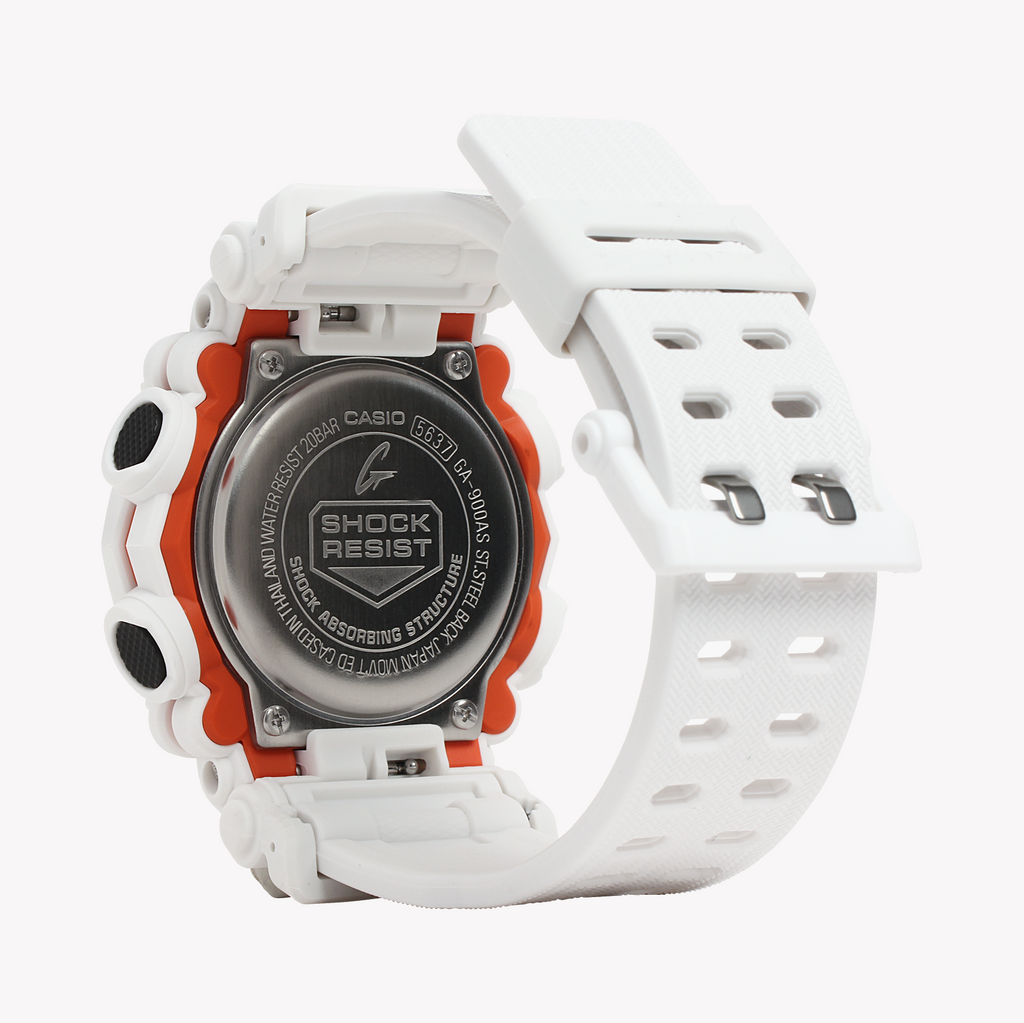 CASIO G-SHOCK GA-900AS-7ADR TOUGH & SPORTY - ADVENTURE-READY MEN'S WATCH with striking white design and durable features-i-Watch-3