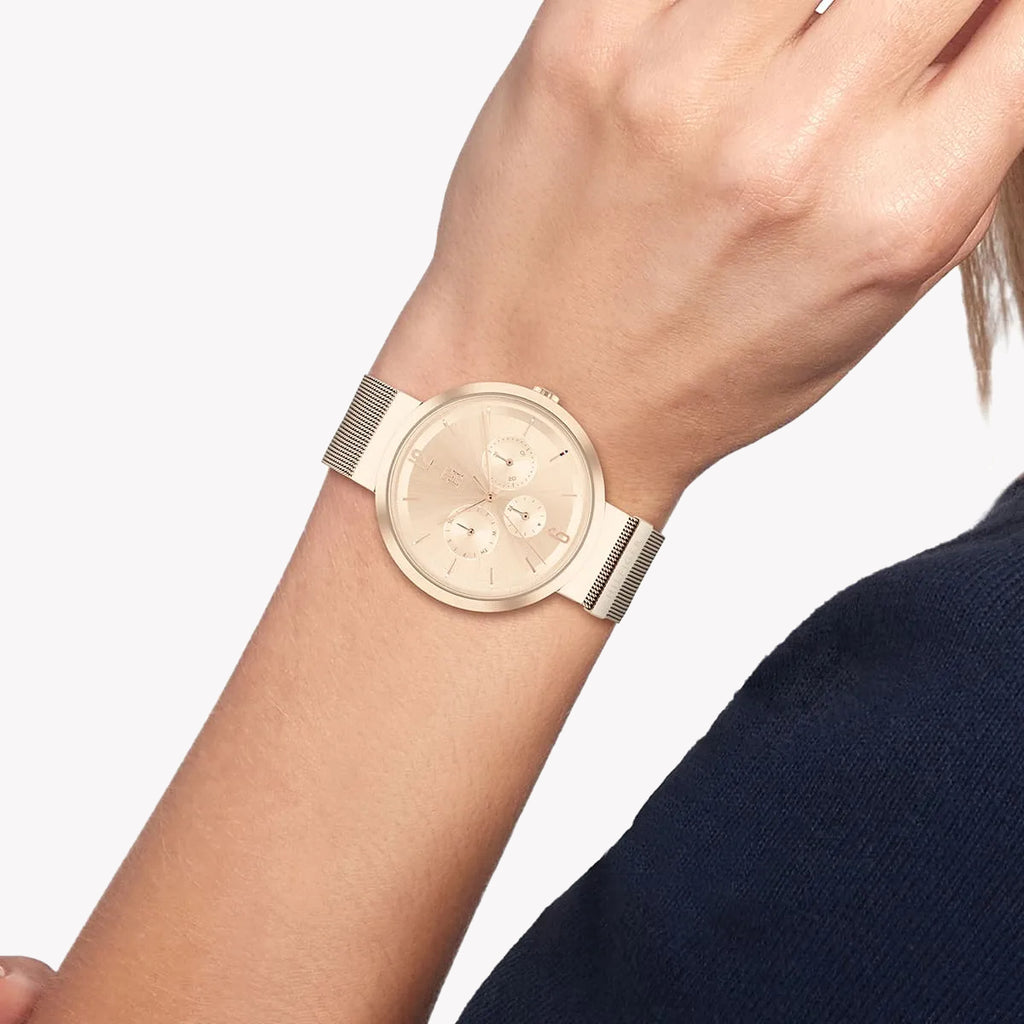 TOMMY HILFIGER 1683477 ROSE GOLD ELEGANCE - STYLISH WOMEN'S WATCH with Stainless Steel Band and Dial-i-Watch-4