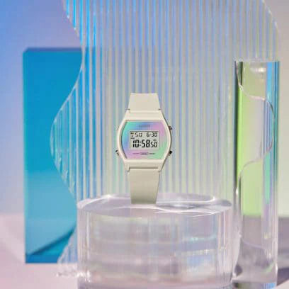 Casio Women's Grey Digital Watch, Rubber Band | Lw-205h-8aef by i-watch