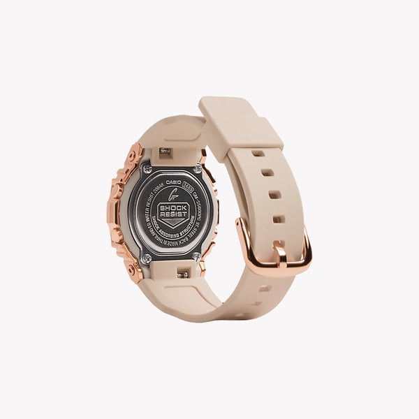 Casio G-Shock Women's Rose Gold Resin, Beige | Gm-S5600pg-4er by i-watch