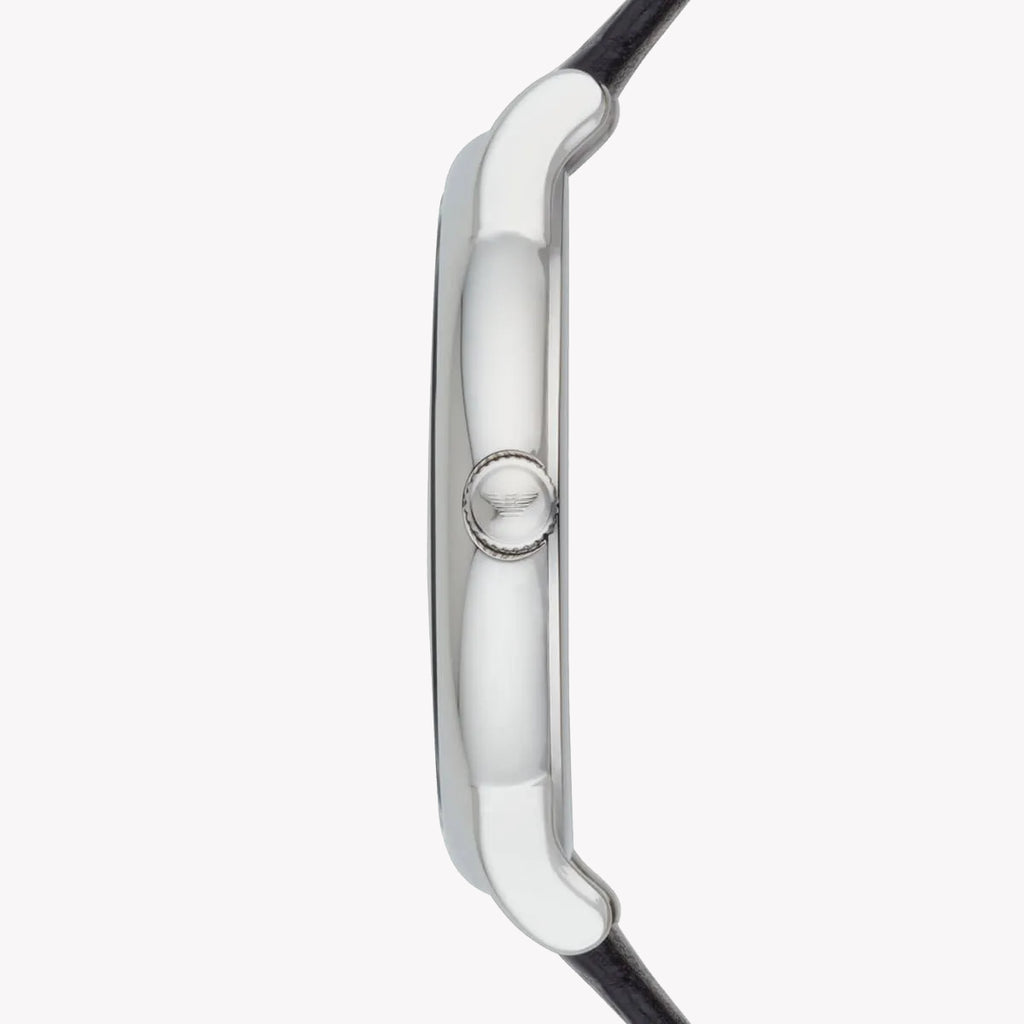 EMPORIO ARMANI AR2500 - ELEGANT TIMEPIECE FOR MODERN MEN WITH BLACK LEATHER BAND-i-Watch-2