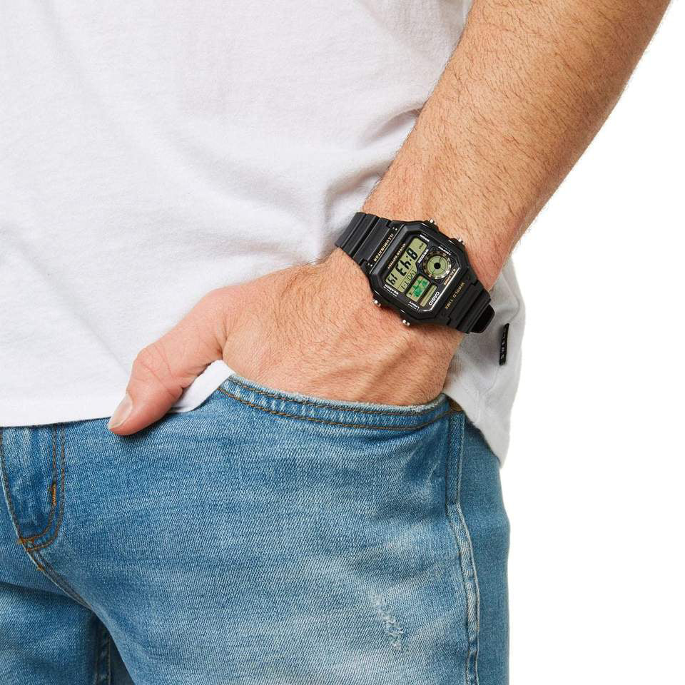 Casio Ae-1200wh-1bvdf Dynamic Sport - Rugged Digital Timepiece For Every Adventure by i-watch