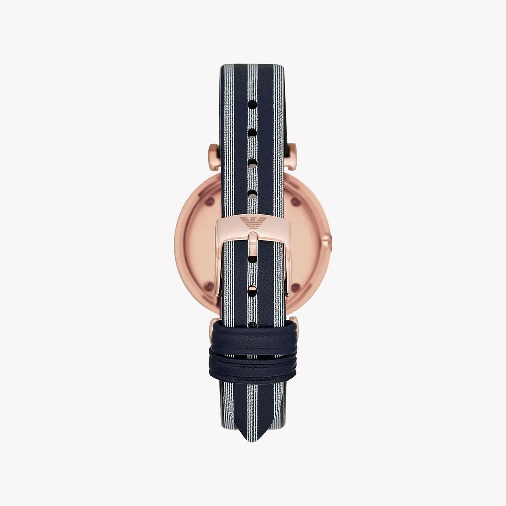 Emporio Armani Women's Rose Gold Watch, Multicolor Leather | Ar11224 by i-watch
