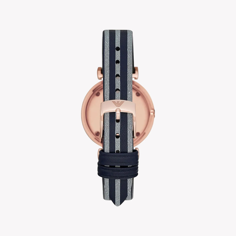 Emporio Armani Women's Rose Gold Watch, Multicolor Leather | Ar11224 by i-watch
