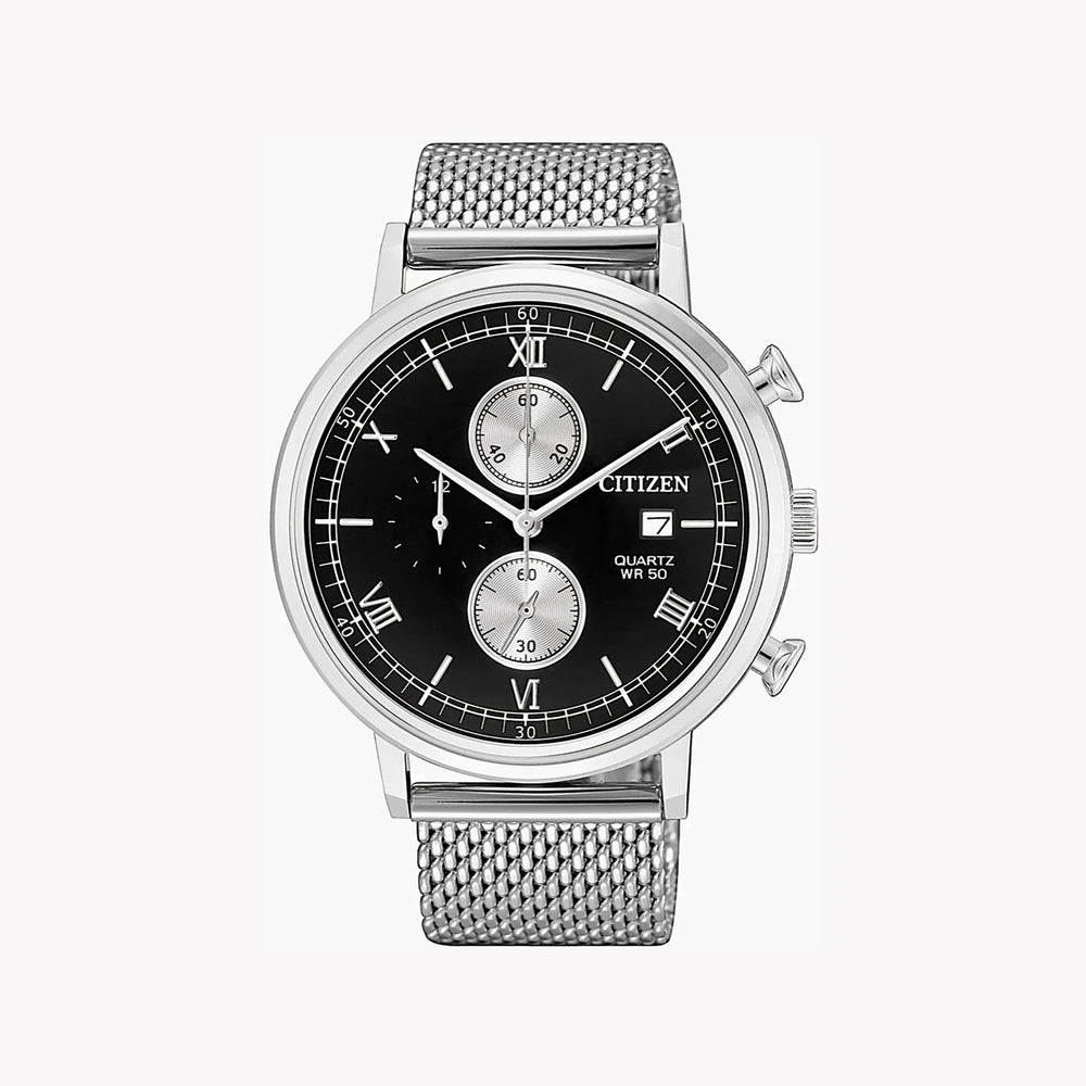 Citizen An3610-80e - Elegantly Modern Men's Chronograph Timepiece In Stainless Steel by i-watch