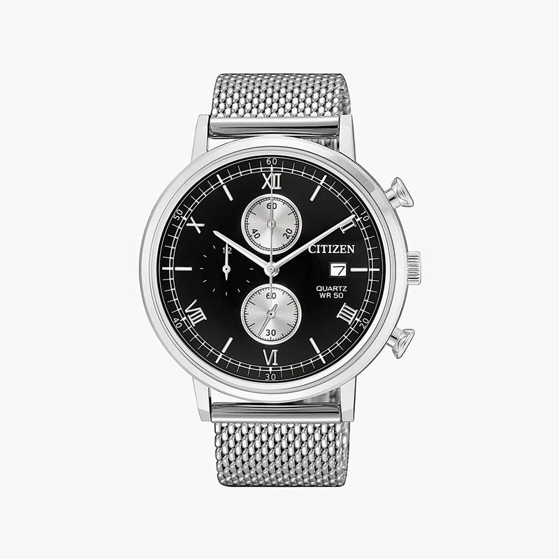 Citizen An3610-80e - Elegantly Modern Men's Chronograph Timepiece In Stainless Steel by i-watch