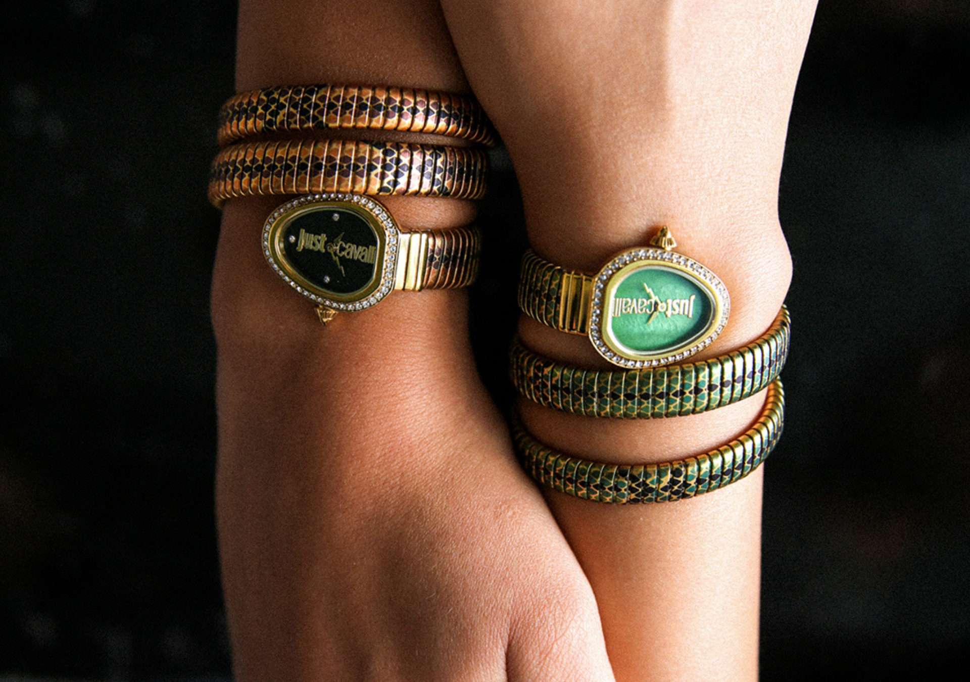 Intriguing collection of snake-inspired watches from Just Cavalli