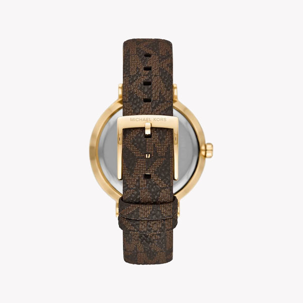 Michael Kors Men's Gold Stainless Steel, Brown Leather | Mk2945 by i-watch