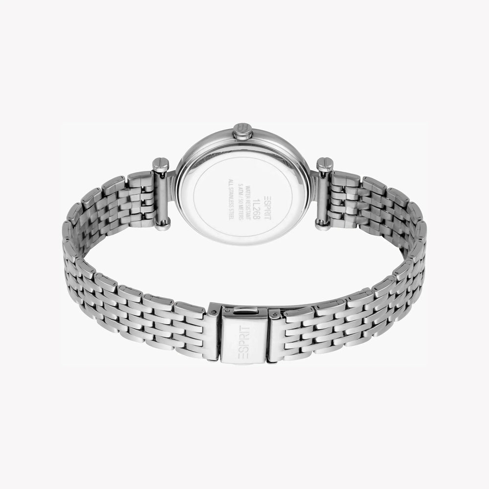 Esprit Women's Silver Stainless Steel Watch, Silver Dial | Es1l078m0015 by i-watch