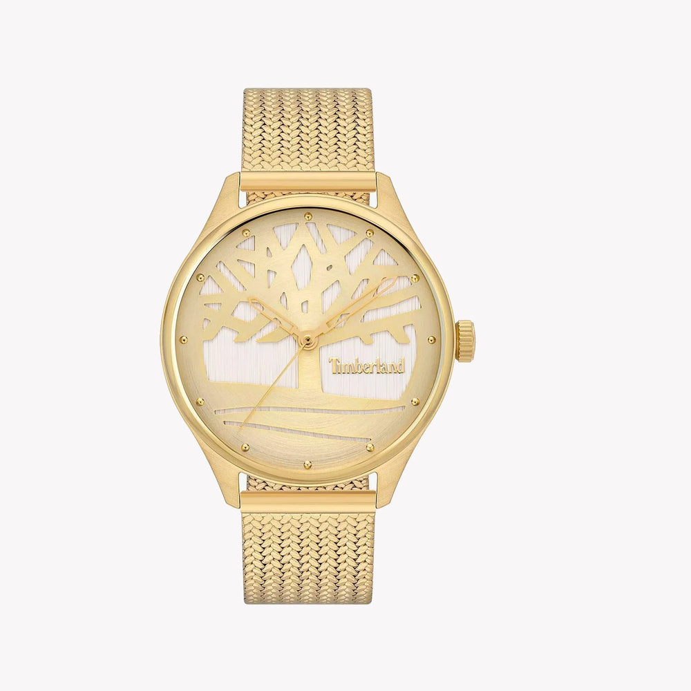 Timberland Men's Gold Stainless Steel Watch, Gold Dial | Tdwlg2200302 by i-watch