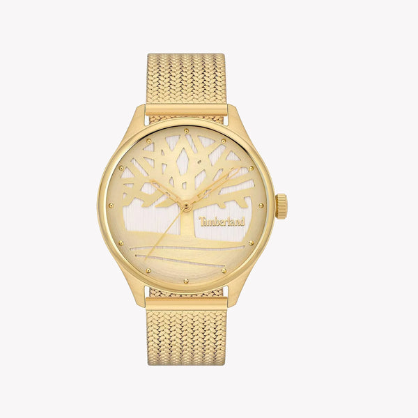 Timberland Men's Gold Stainless Steel Watch, Gold Dial | Tdwlg2200302 by i-watch