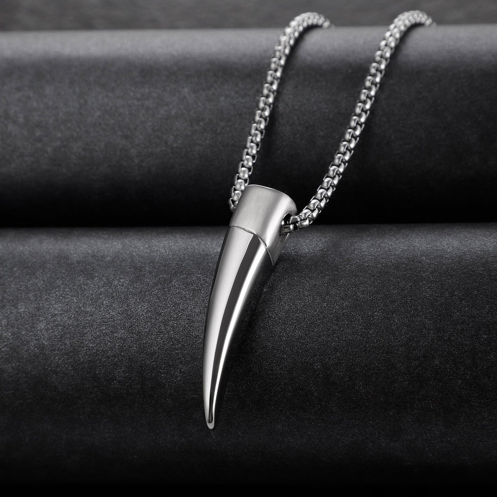 Zink Men's Stainless Steel Necklace - Silver | Zjpd024-S by i-watch