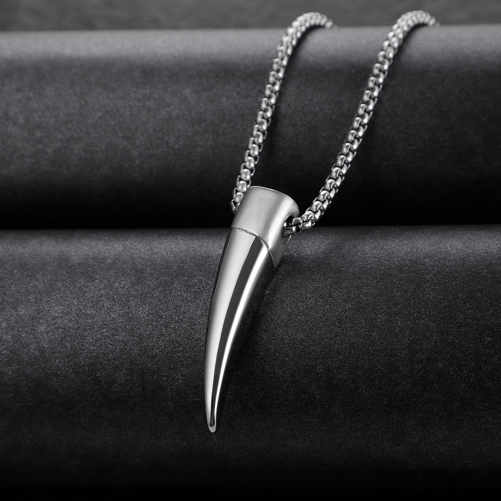 Zink Men's Stainless Steel Necklace - Silver | Zjpd024-S