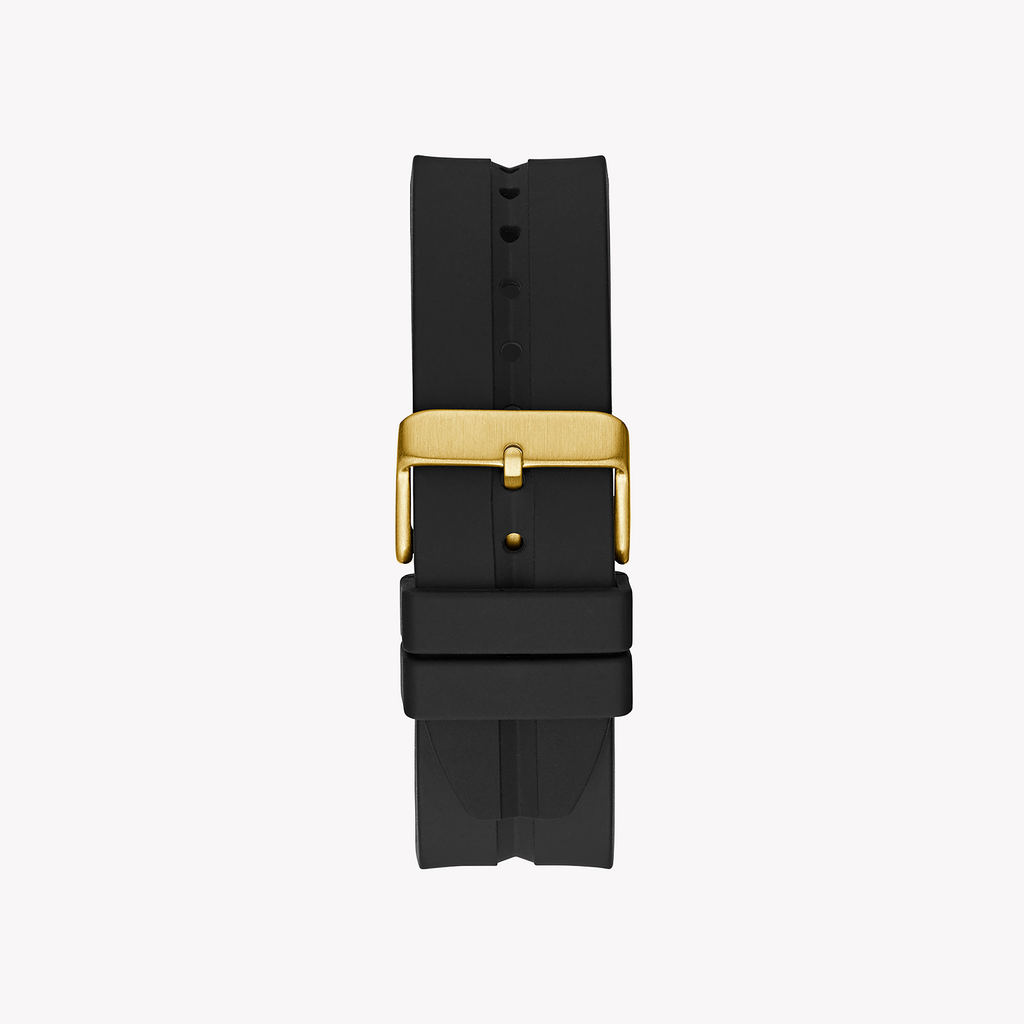 GUESS GW0637G2 GOLDRUSH - BOLD SOPHISTICATION MEN'S WATCH with Black Dial & Silicone Band-i-Watch-3