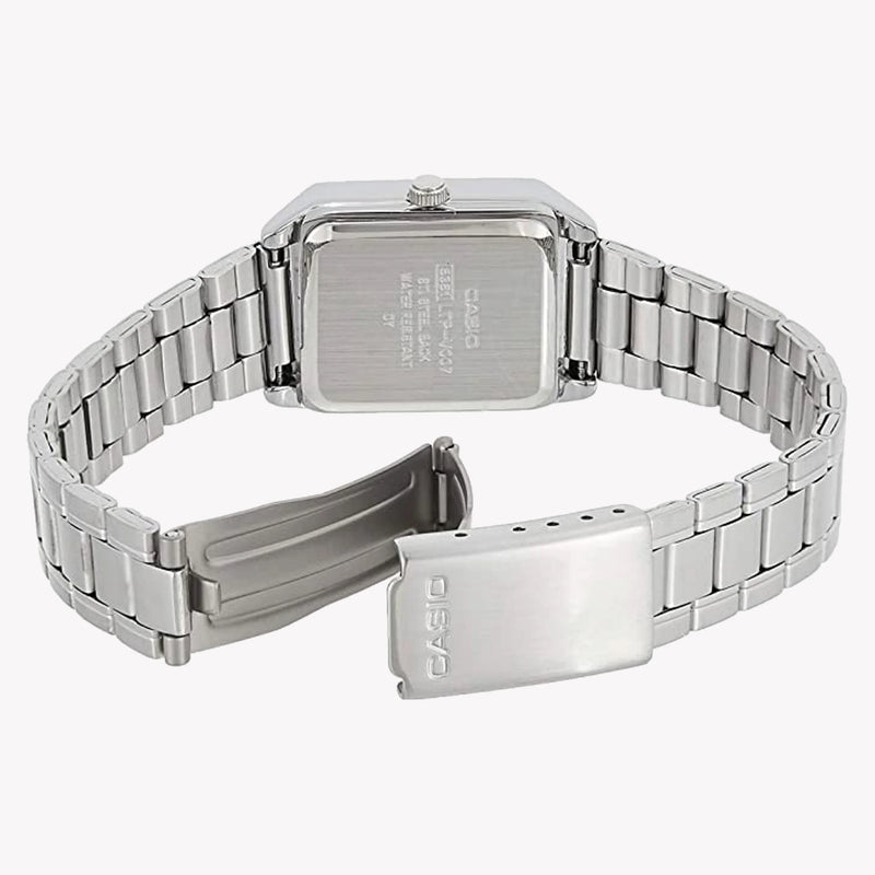 CASIO Women's Watch with Silver Chrome Plated Case and Silver Stainless Steel Band-i-Watch-3