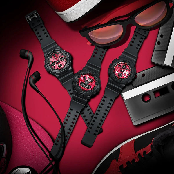 Casio G-Shock Ga-140ar-1adr Bold Resilience - Men's Black Resin Adventure Watch by i-watch