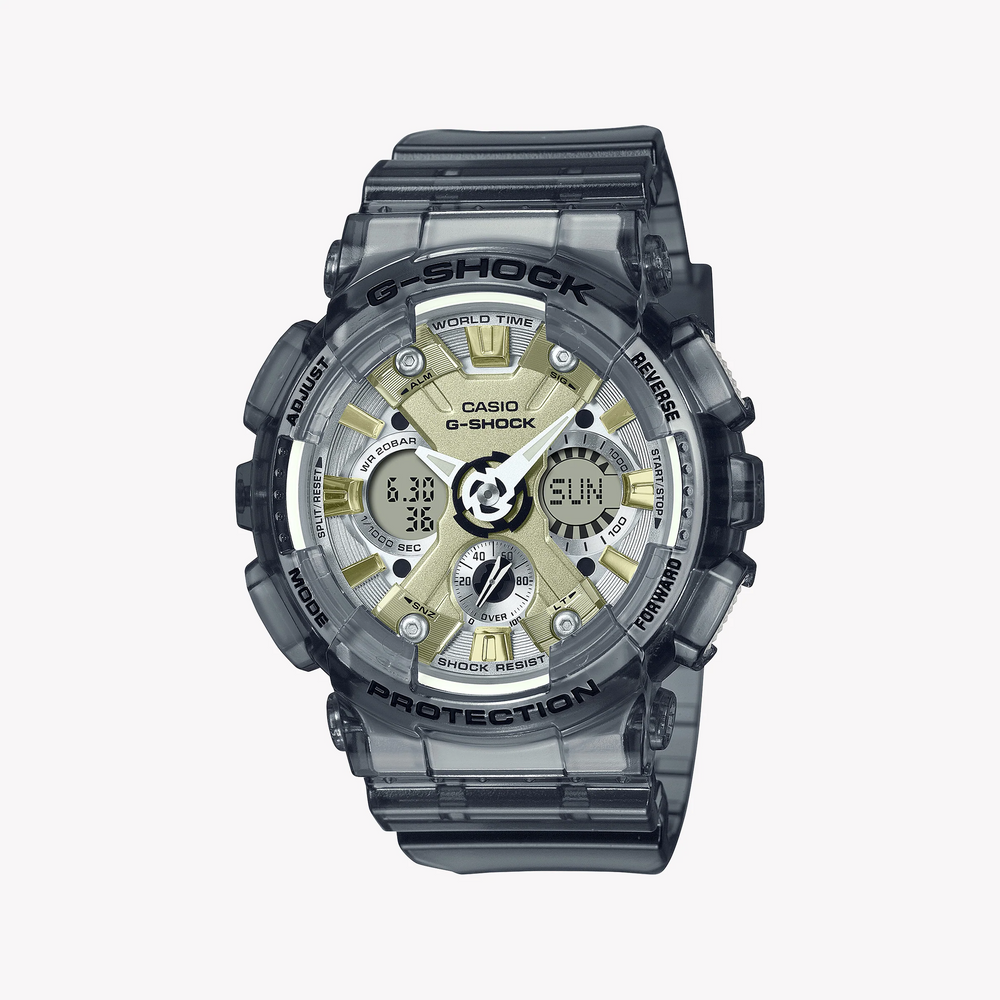 G-Shock Men's Gray Resin Watch, Sporty Design | Gma-S120gs-8adr by i-watch