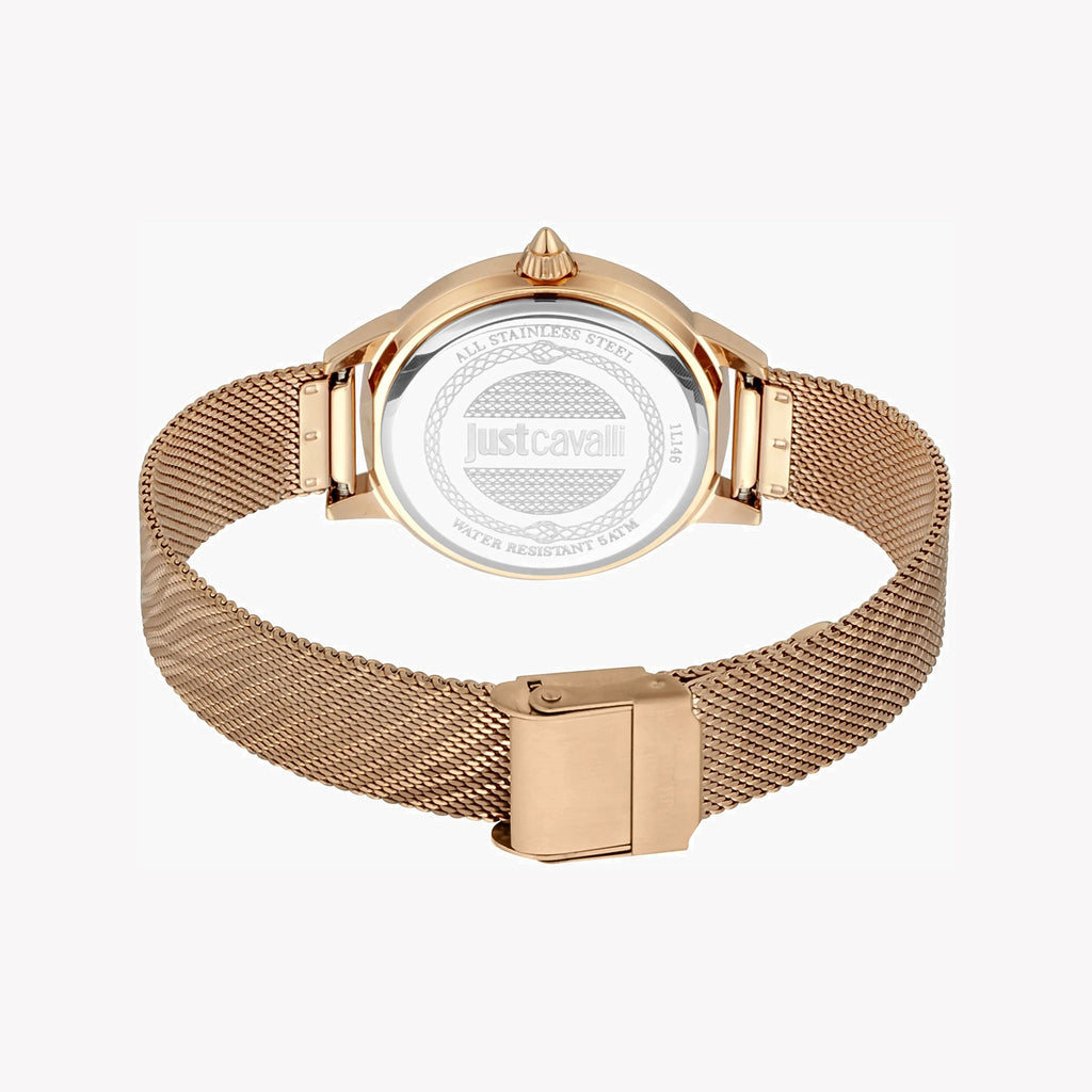 JUST CAVALLI Women's Watch with Rose Gold Stainless Steel Case and Rose Gold Stainless Steel Band-i-Watch-4