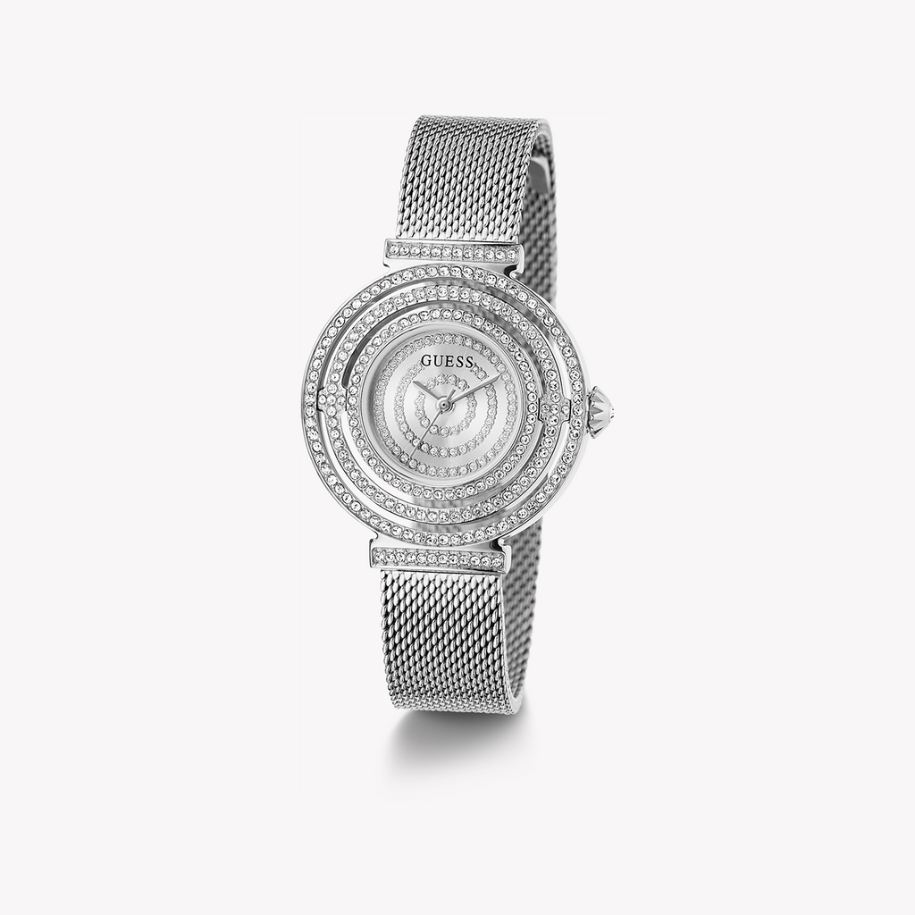 GUESS GW0550L1 - ELEGANT SILVER SENSATION - Chic Women's Watch with Stainless Steel Band-i-Watch-4