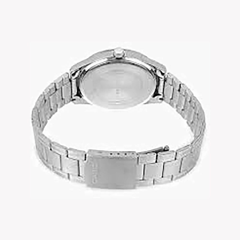 Timeless Elegance Men's Silver Watch, White Dial | Mtp-V004d-7budf by i-watch