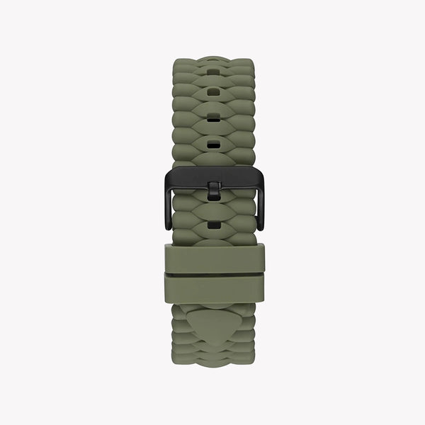 Guess Men's Black Stainless Steel Watch, Silicone Band | Gw0322g2 by i-watch