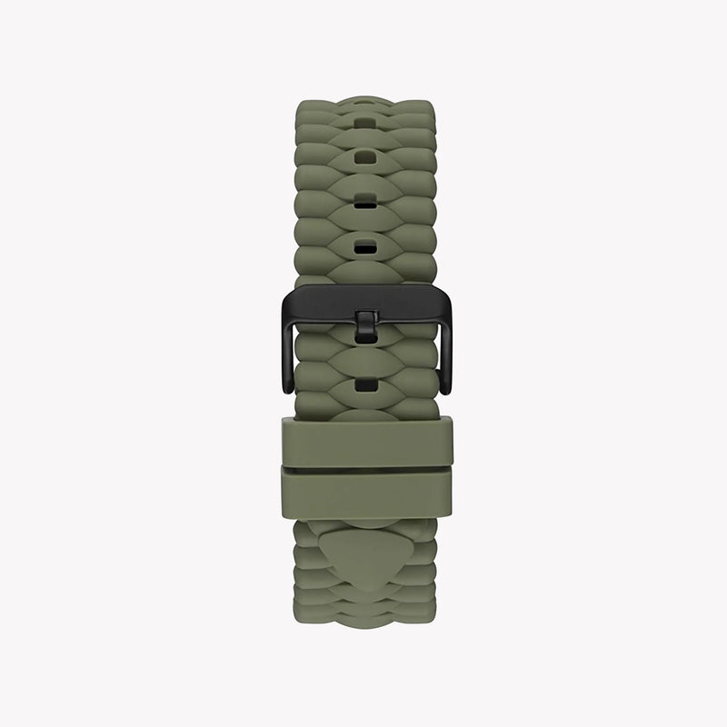 Guess Men's Black Stainless Steel Watch, Silicone Band | Gw0322g2 by i-watch