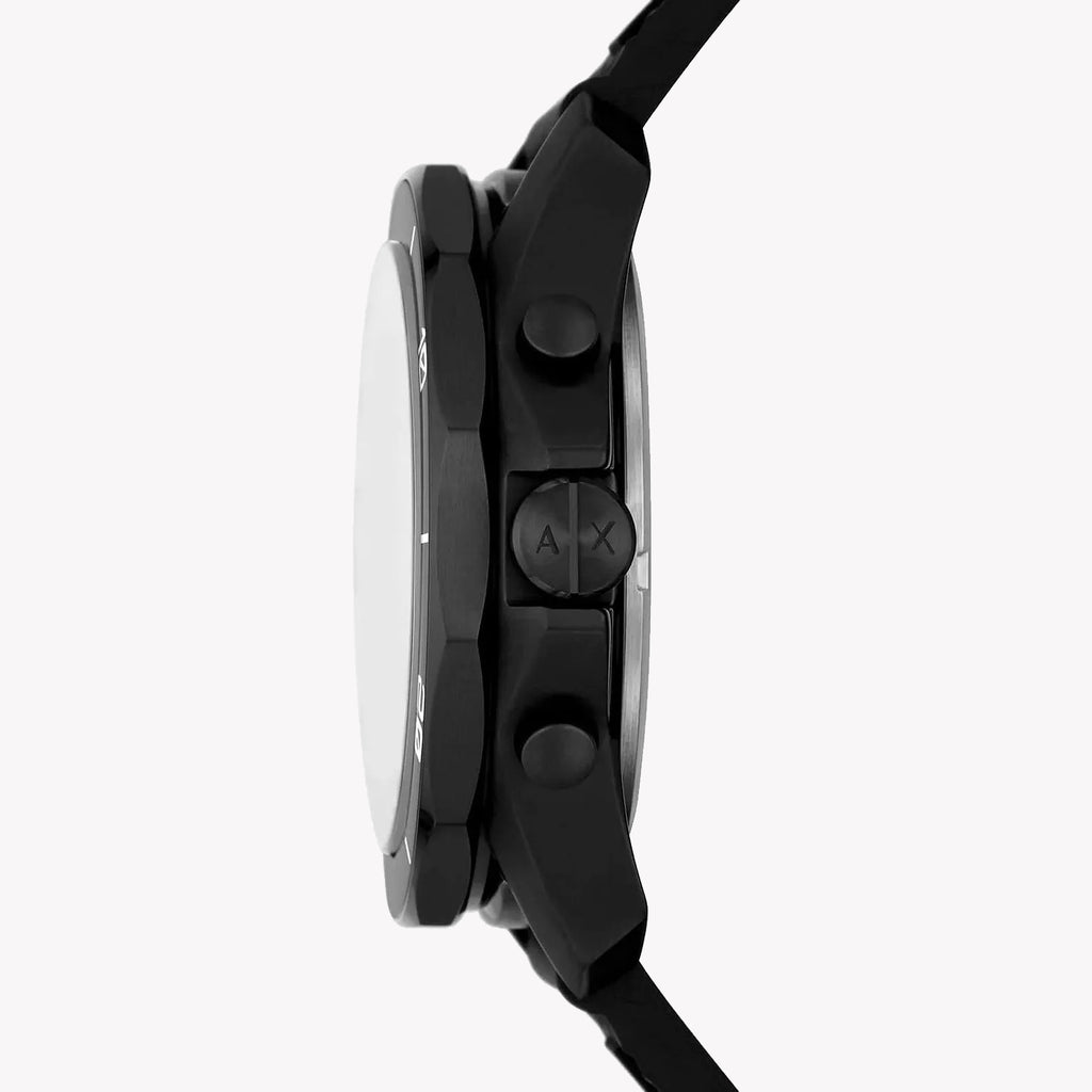 ARMANI EXCHANGE AX1961 BOLD PERFORMANCE - MEN'S BLACK STAINLESS STEEL WATCH WITH SILICONE BAND-i-Watch-2