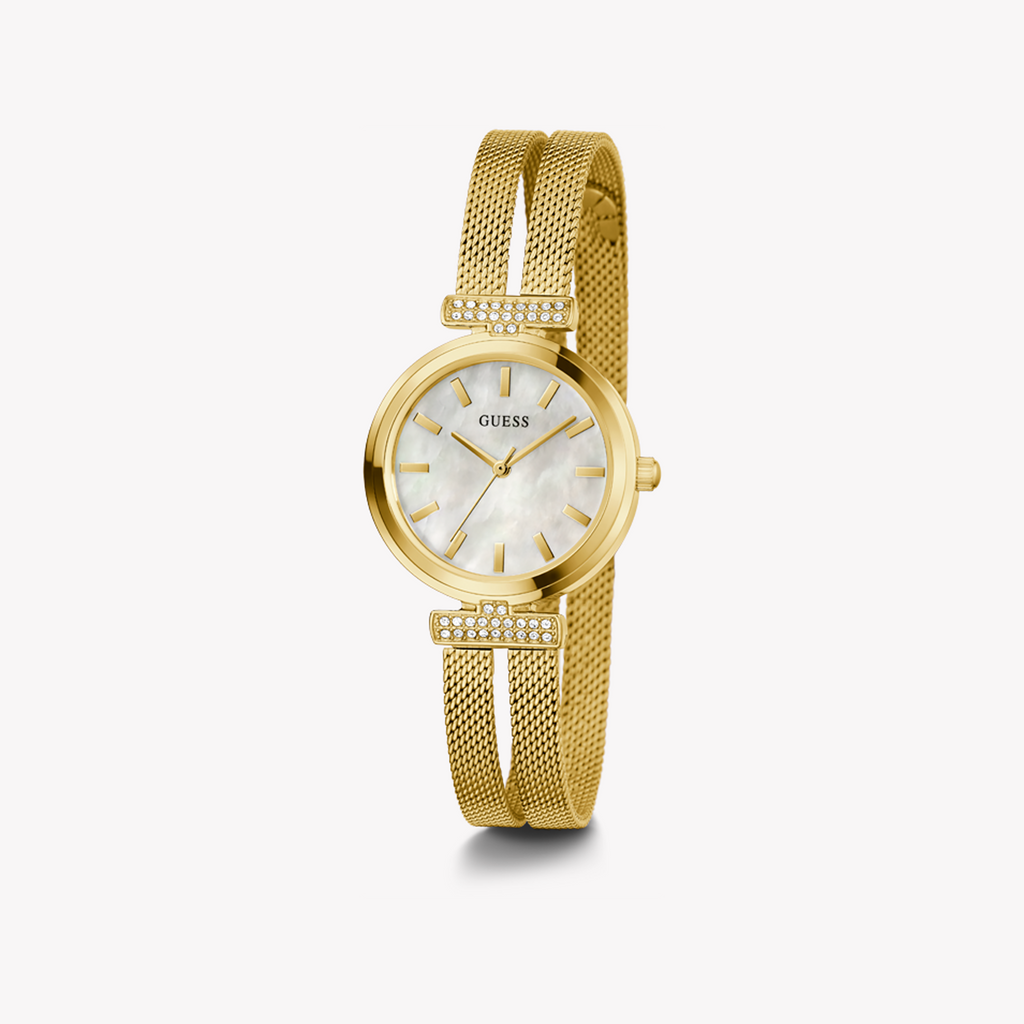 GUESS GW0471L2 - ELEGANTLY TIMELESS GOLD & WHITE WOMEN'S WATCH - A STUNNING STATEMENT PIECE-i-Watch-4