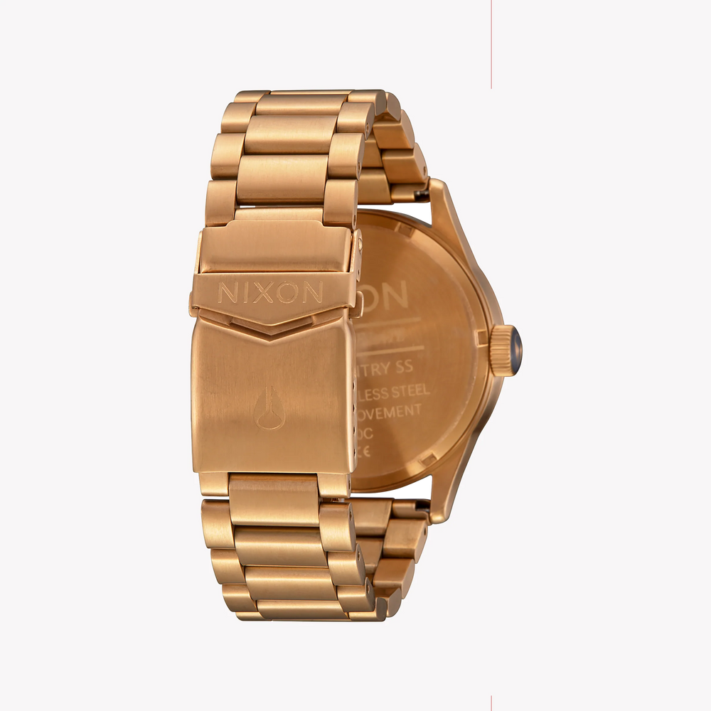 Nixon Men's Gold Stainless Steel Watch, Blue Dial | A356-2033 by i-watch