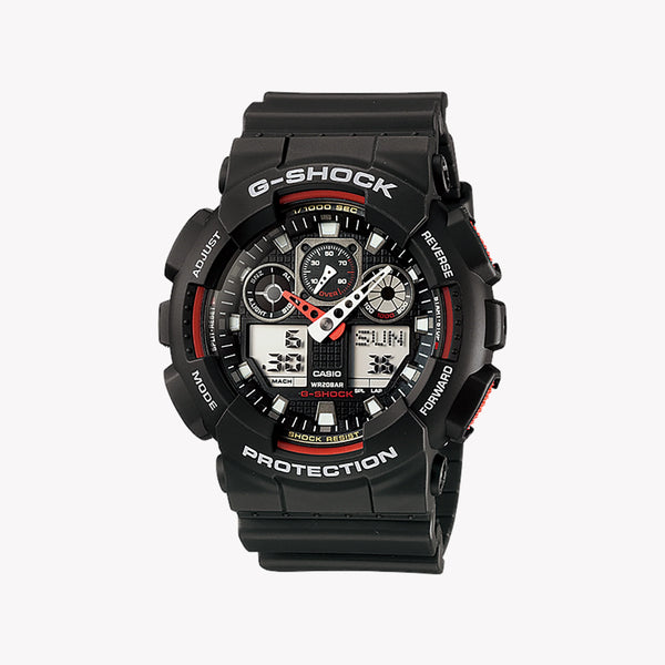 CASIO G-SHOCK GA-100-1A4ER DYNAMIC ADVENTURE - MEN'S IMPACT-RESISTANT TIMEPIECE