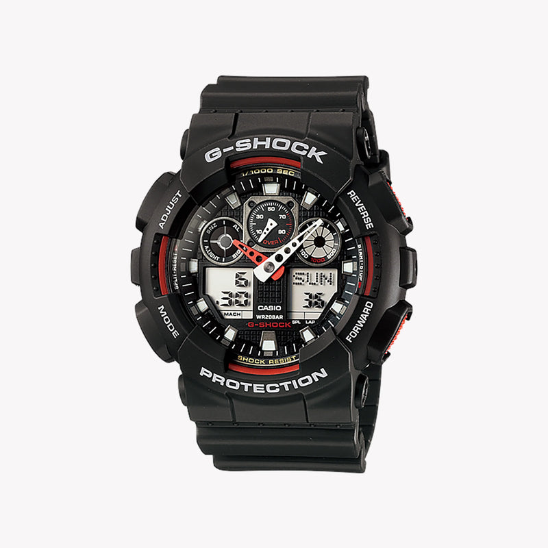 CASIO G-SHOCK GA-100-1A4ER DYNAMIC ADVENTURE - MEN'S IMPACT-RESISTANT TIMEPIECE