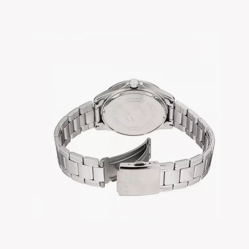 Casio Men's Stainless Steel Watch, Silver Dial | Mtp-V002d-7budf by i-watch