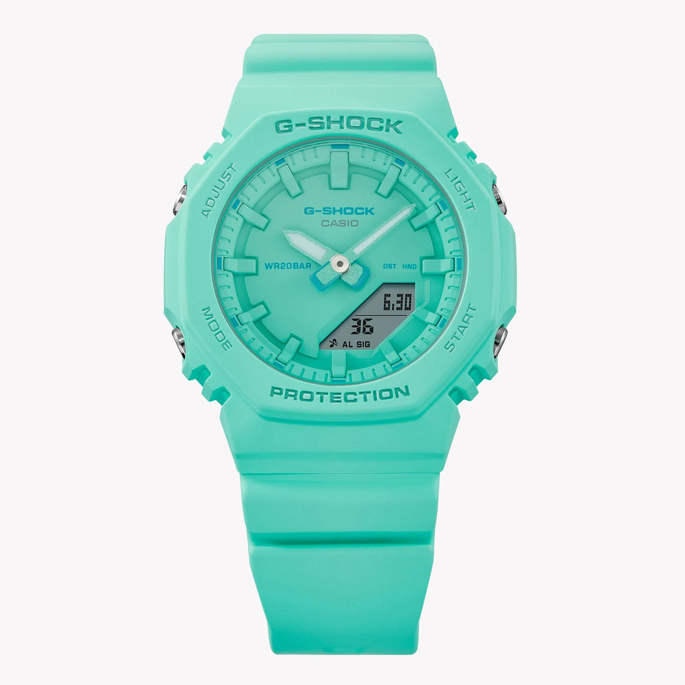Casio G-Shock Gma-P2100-2adr - Adventurous Elegance Unisex Watch With Vibrant Blue Resin BAnd and Sleek Sporty Design. by i-watch