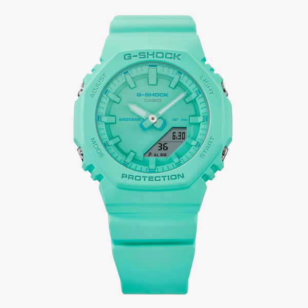 Casio G-Shock Gma-P2100-2adr - Adventurous Elegance Unisex Watch With Vibrant Blue Resin BAnd and Sleek Sporty Design. by i-watch