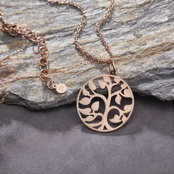 Zink Women's Necklace - Gold Stainless Steel | Zfnl003g