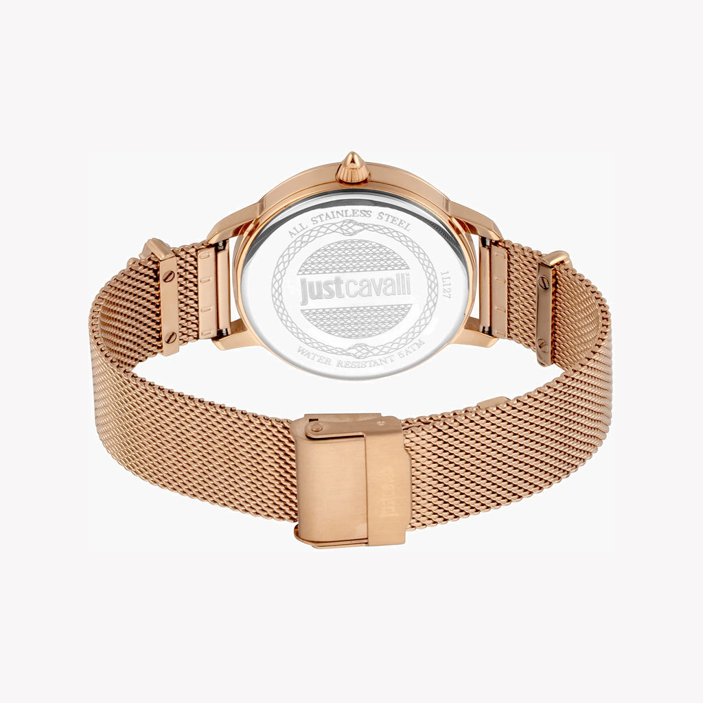 JUST CAVALLI Women's Watch with Rose Gold Stainless Steel Case and Rose Gold Stainless Steel Band-i-Watch-3
