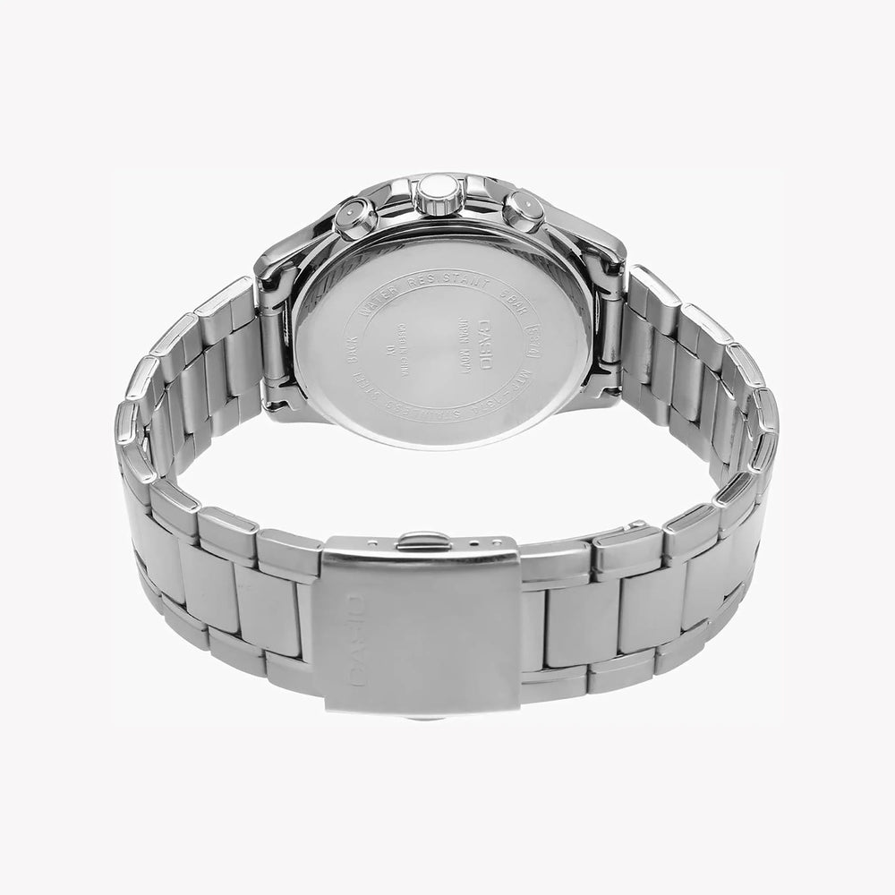 Timeless Elegance Men's Stainless Steel Watch, Silver | Mtp-1374d-5avdf by i-watch