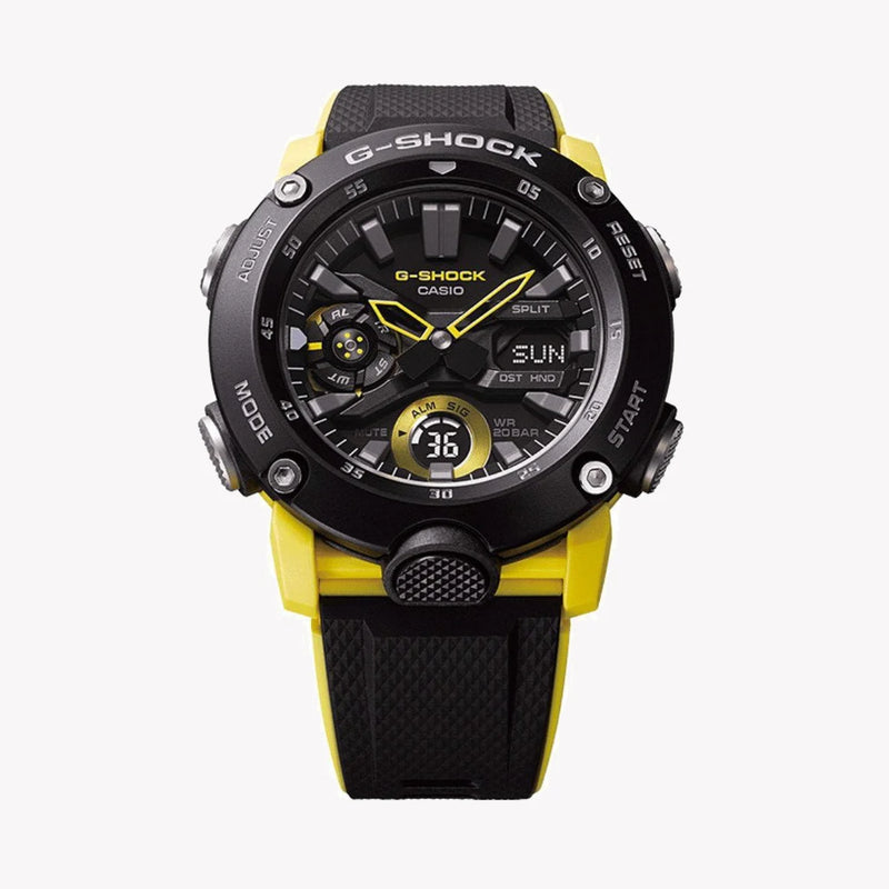 G-Shock Men's Black Resin Watch, Water Resistant | Ga-2000-1a9dr by i-watch