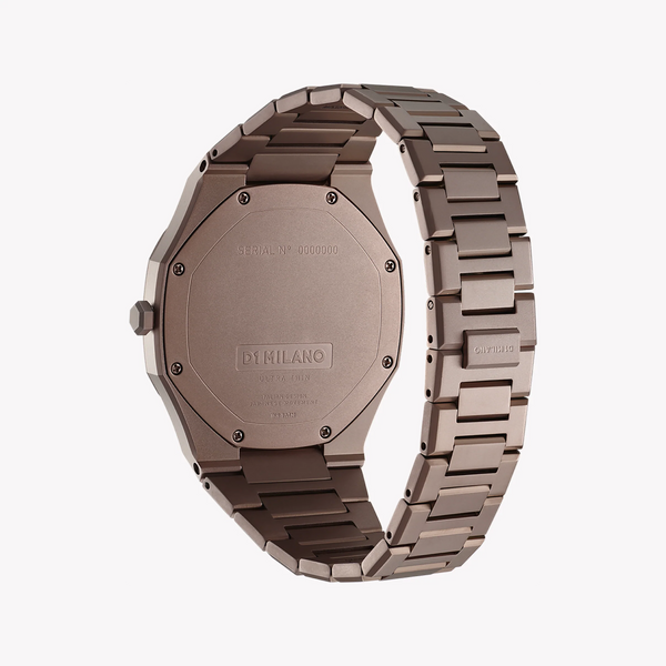 D1 MILANO Men's Rose Gold Watch, Brown Dial | D1-UTBJ10 by i-watch