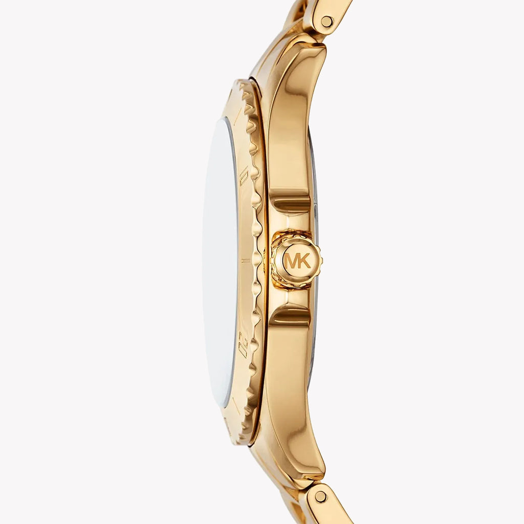 MICHAEL KORS MK9078 - BOLD SOPHISTICATION UNISEX TIMEPIECE WITH GOLD STAINLESS STEEL AND BLACK DIAL-i-Watch-2