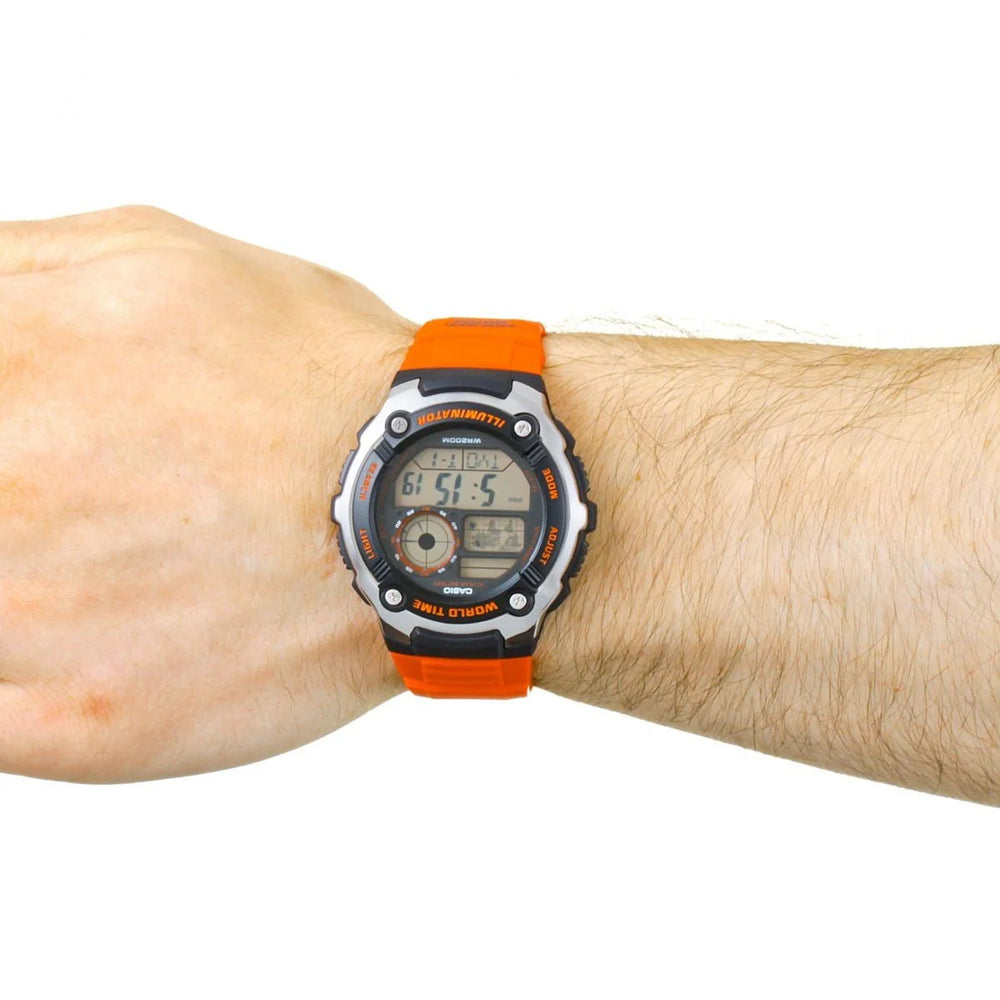 Casio Aeq-100w-1avdf Adventure-Ready - Sporty Black Resin Men's Watch With Dependable Precision & 100m Water Resistance by i-watch