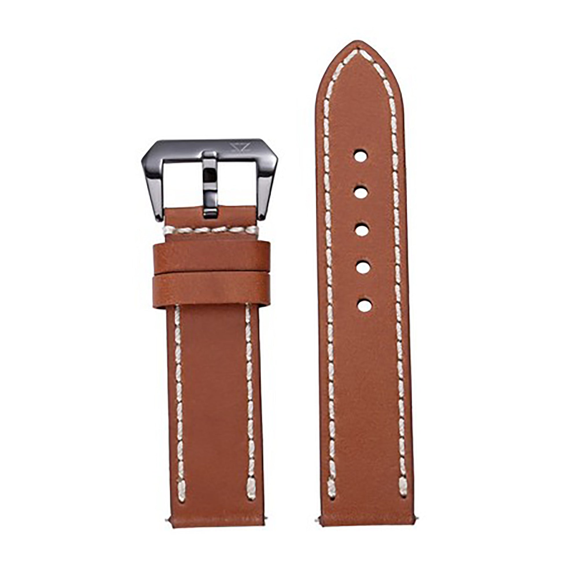 ZLB003BWB Zink Men's Thick Genuine Leather Strap