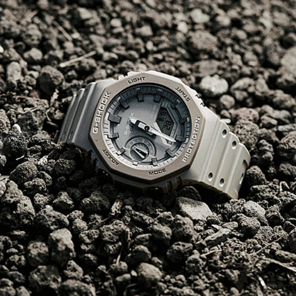 Casio G-Shock Ga-2110et-8adr - Dynamic Gray Oak: Men's Stylish Adventure Watch by i-watch