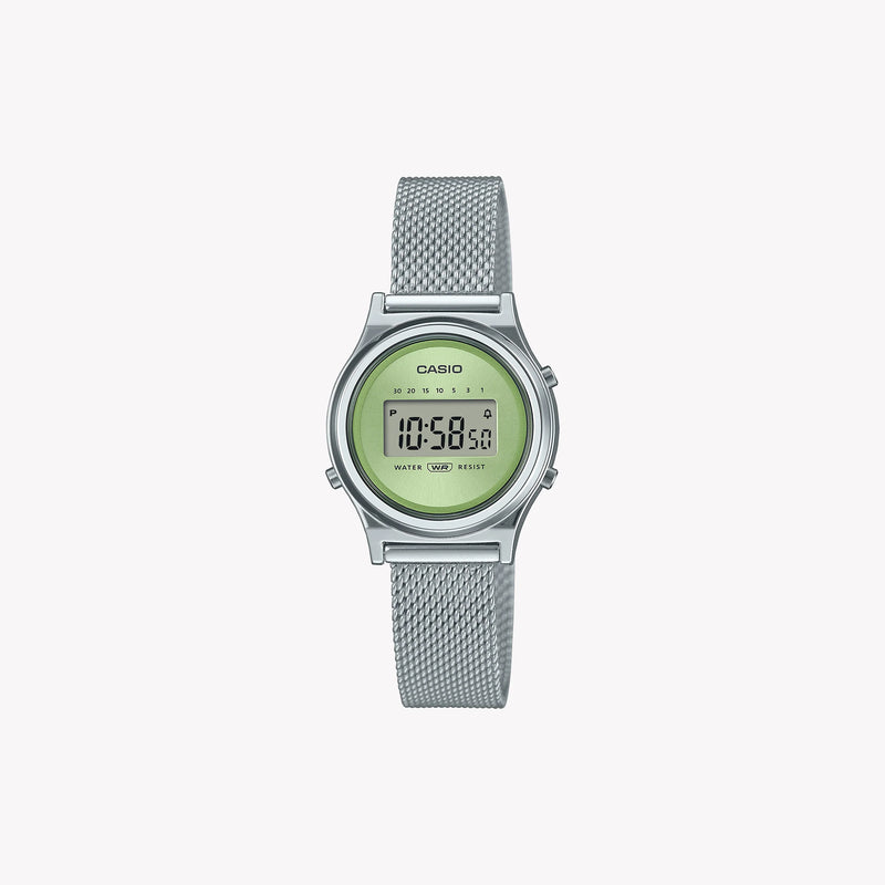 Casio Women's Stainless Steel Watch, Green Dial | La700wem-3aef by i-watch