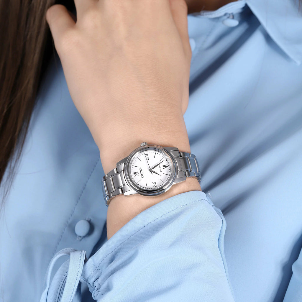 CITIZEN FE1220-89A ELEGANCE - TIMELESS BEAUTY & SUSTAINABILITY Women’s Eco-Drive Watch with Crystal Accents-i-Watch-2