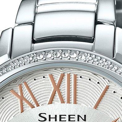 Casio She-3058d-7audr Elegant Adventure - Timeless Women's Watch With Stunning Silver Design by i-watch