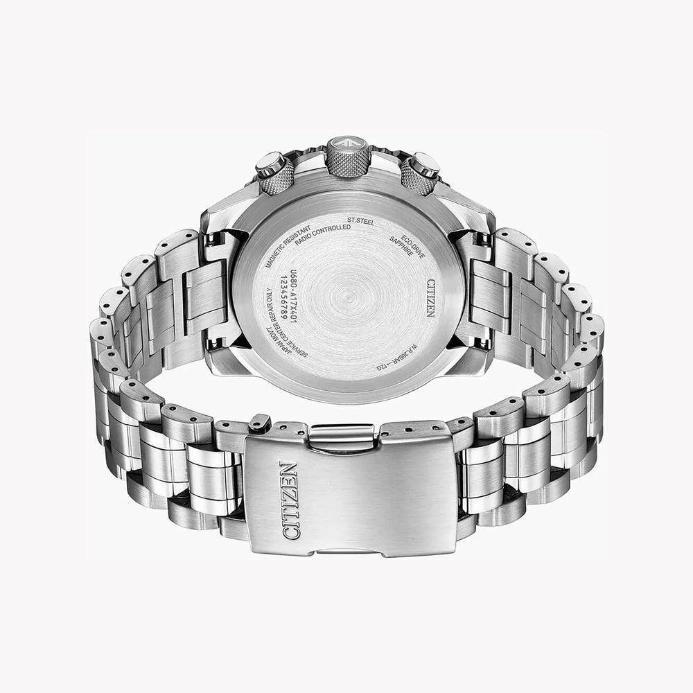 Citizen Jy8086-89x Dynamic Precision - Bold Red Dial Men's Watch With Stainless Steel Bracelet by i-watch